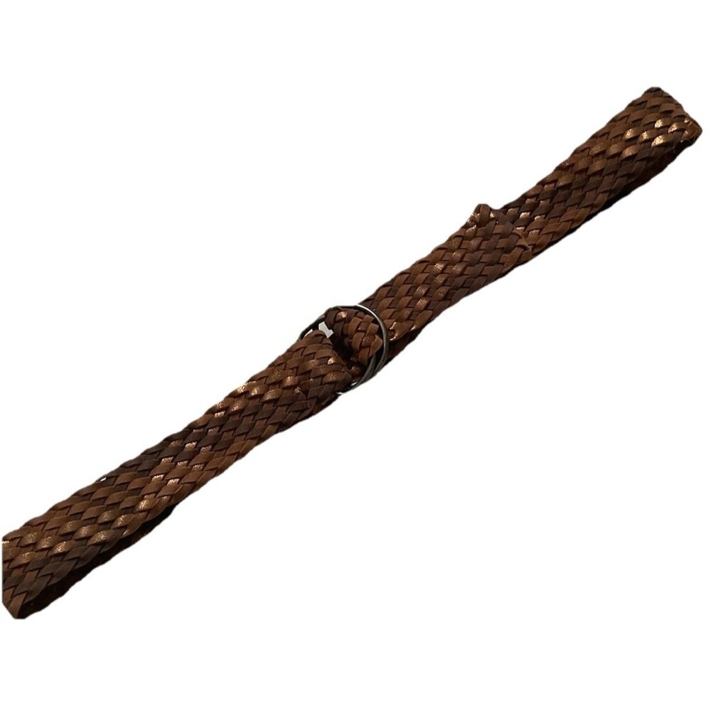 Women's‎ 3 Tone Brown Weaved Belt 90s Y2K Boho Western Chic Trendy Casual 45"